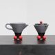 Coffee / tea set designed by Pietro D'Amato, manufactured by Costantini l’Ogetto