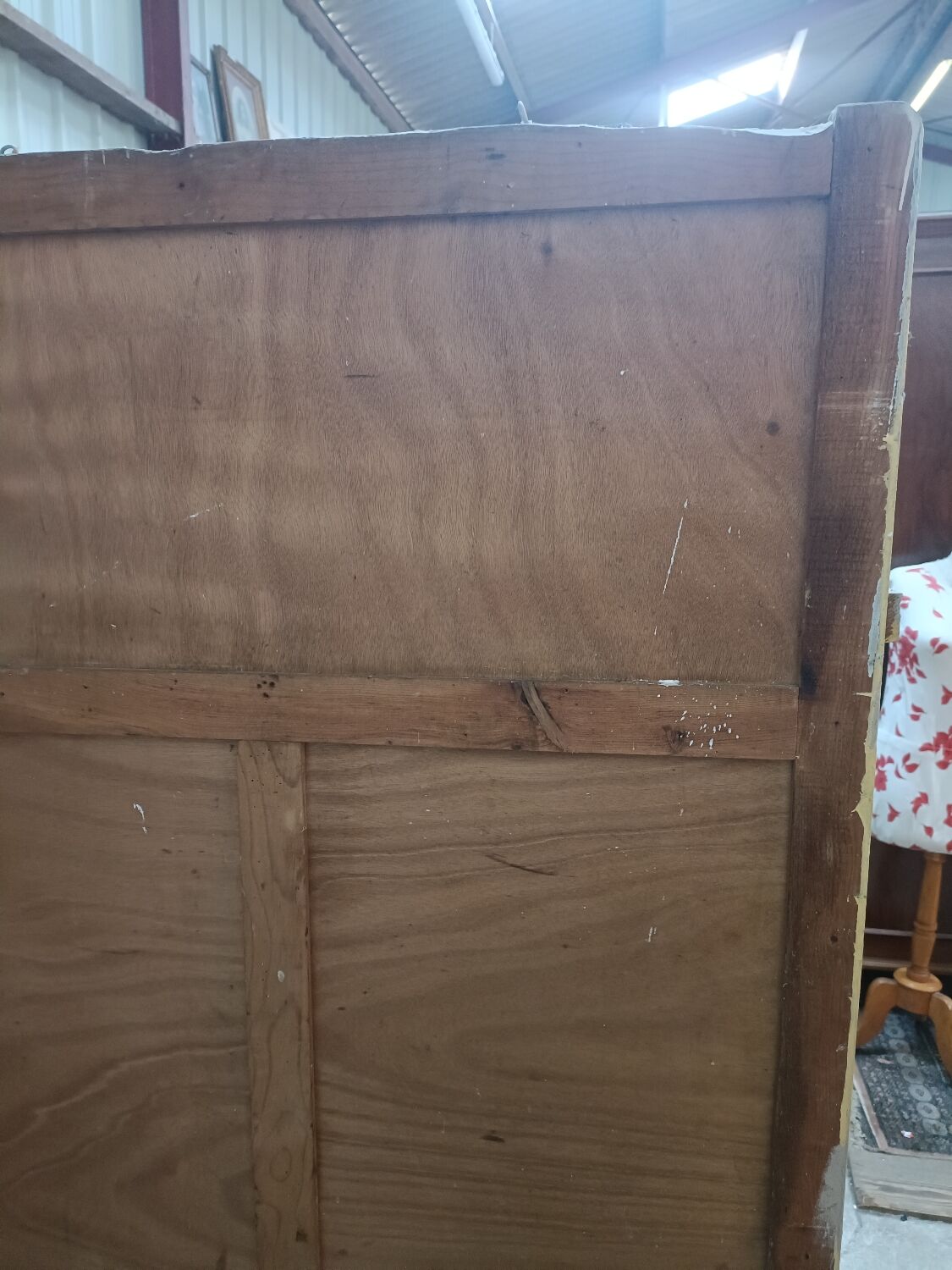 Parisian wardrobe 50s, two doors, 3 drawers, 6 shelves