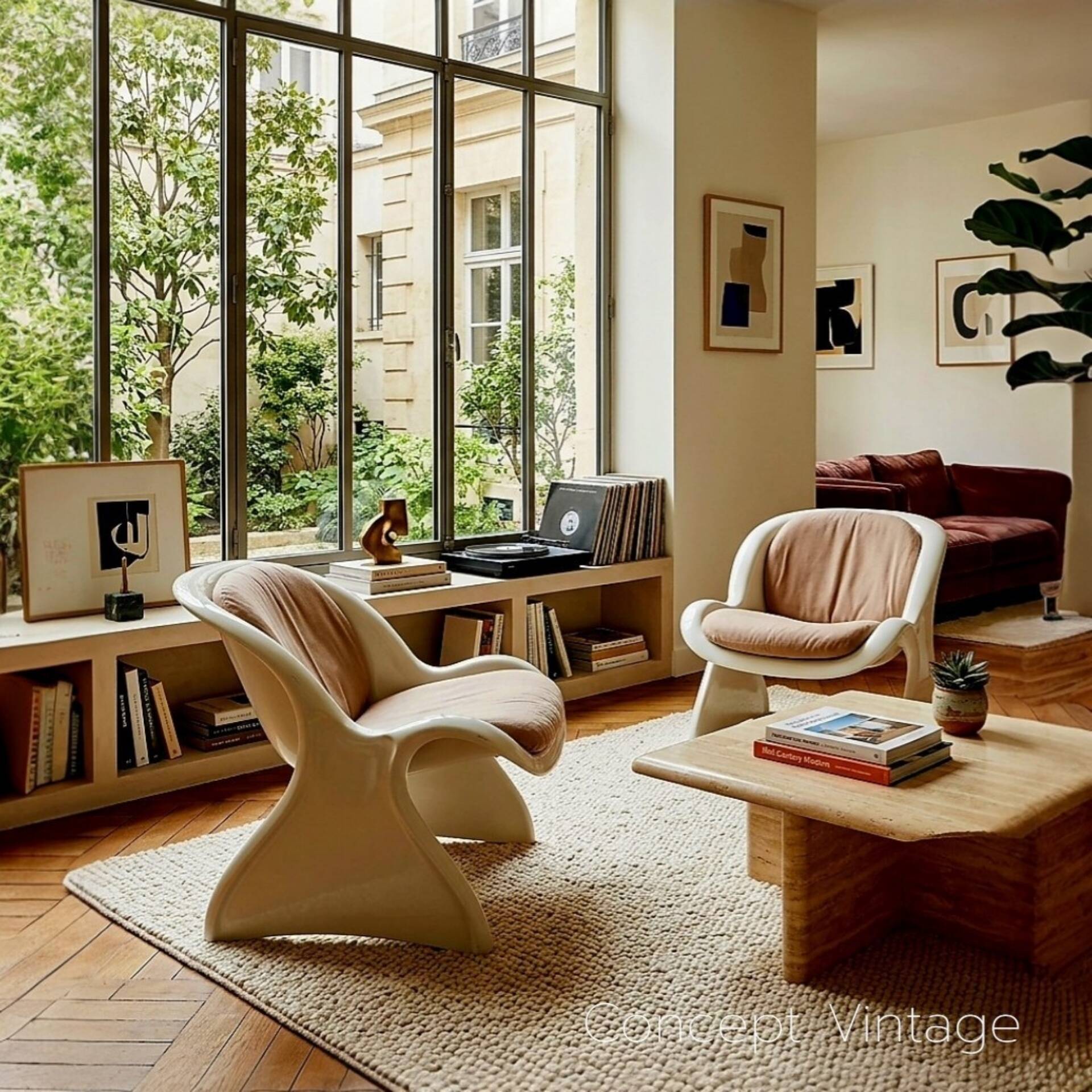 Rare Paire de Fauteuils GN2 par Peter Ghyczy - Circa 1970