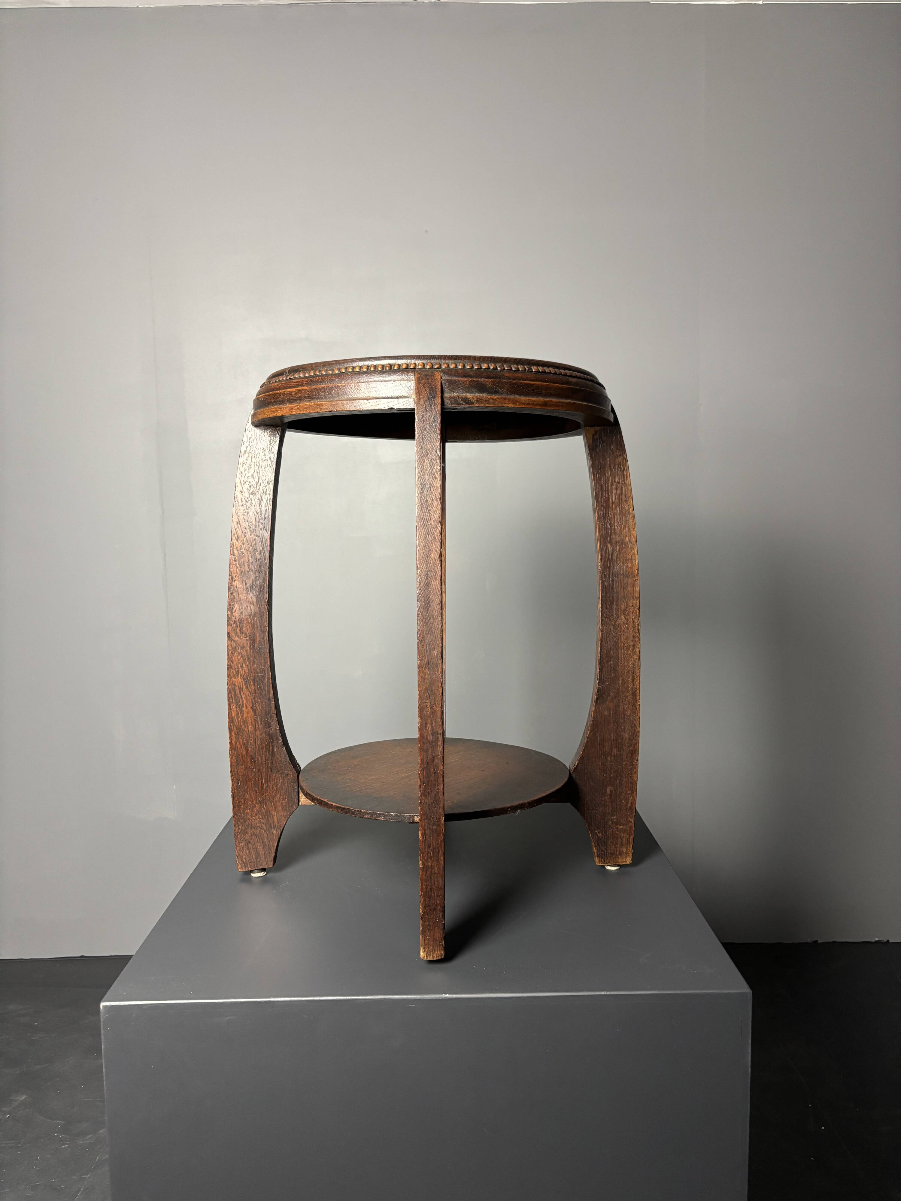 Dutch art deco Amsterdam school side table, 1930s
