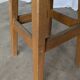 Vintage Oak Bar Stool: 1980s Yugoslavian Industrial High Chair