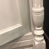 Antique painted wood cabinet