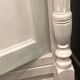 Antique painted wood cabinet
