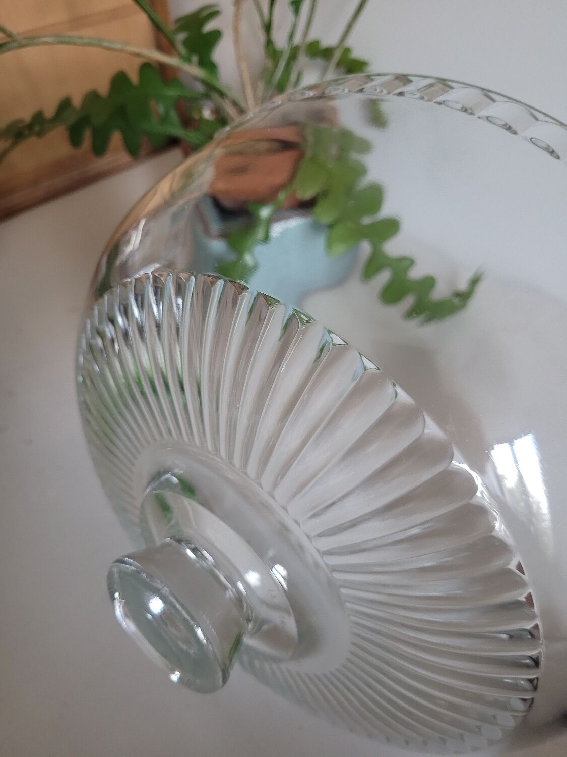 Luminarc glass cake dome