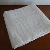Embroidered tablecloth old Chinese décor pure cotton 230*155