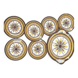 Henriot Quimper cake service