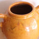 Old honey-glazed pot with two handles