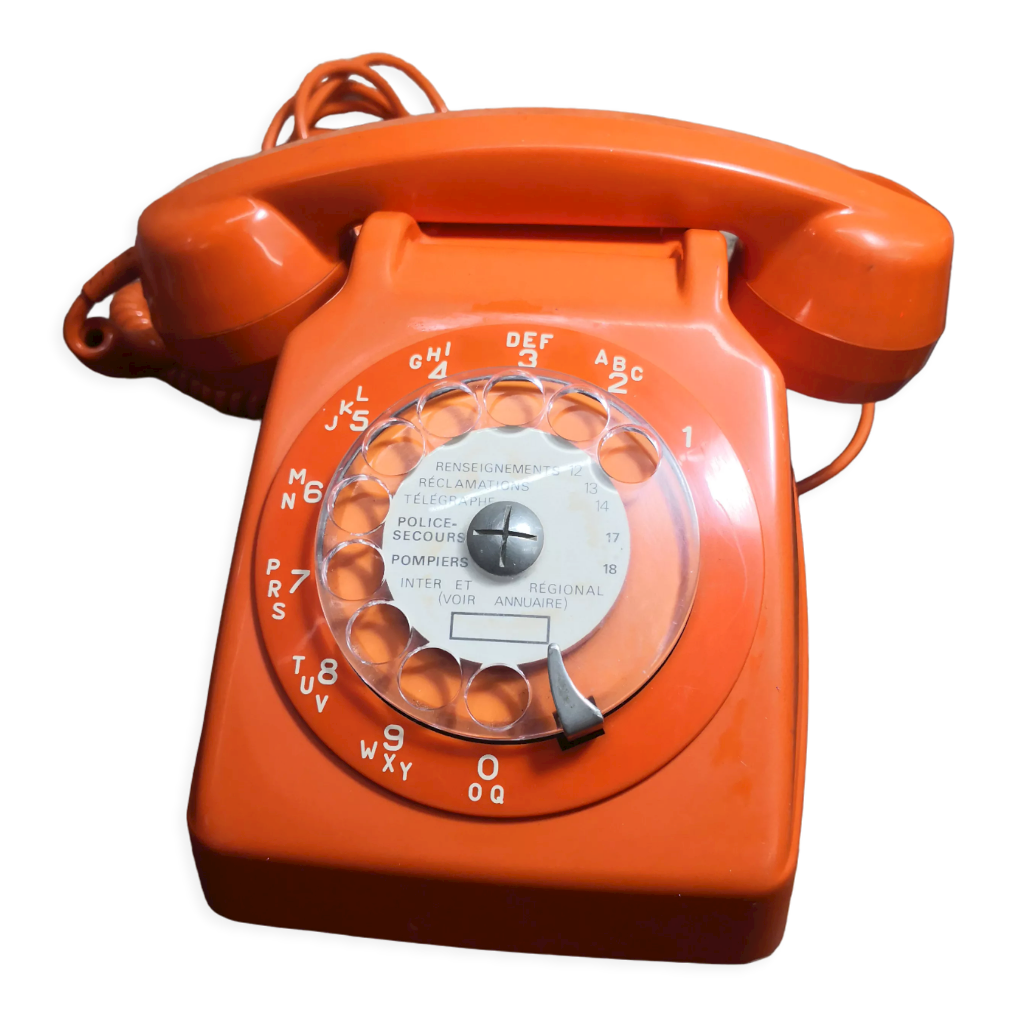 Vintage orange phone S63