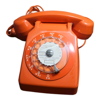 Vintage orange phone S63