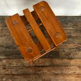 Brutalist primitive stool wears tripod plant solid wooden sofa tip 1950 Furniture decoration