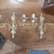Pair of bronze sconces
