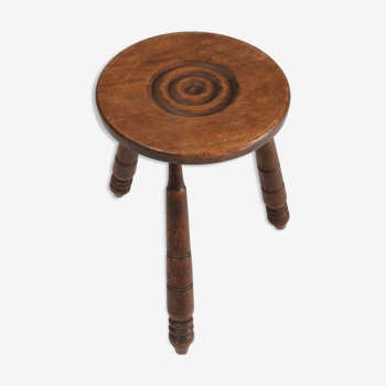 Brutalist stool Ca.1960