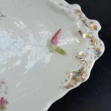 ravier - porcelain dish floral decoration and butterfly