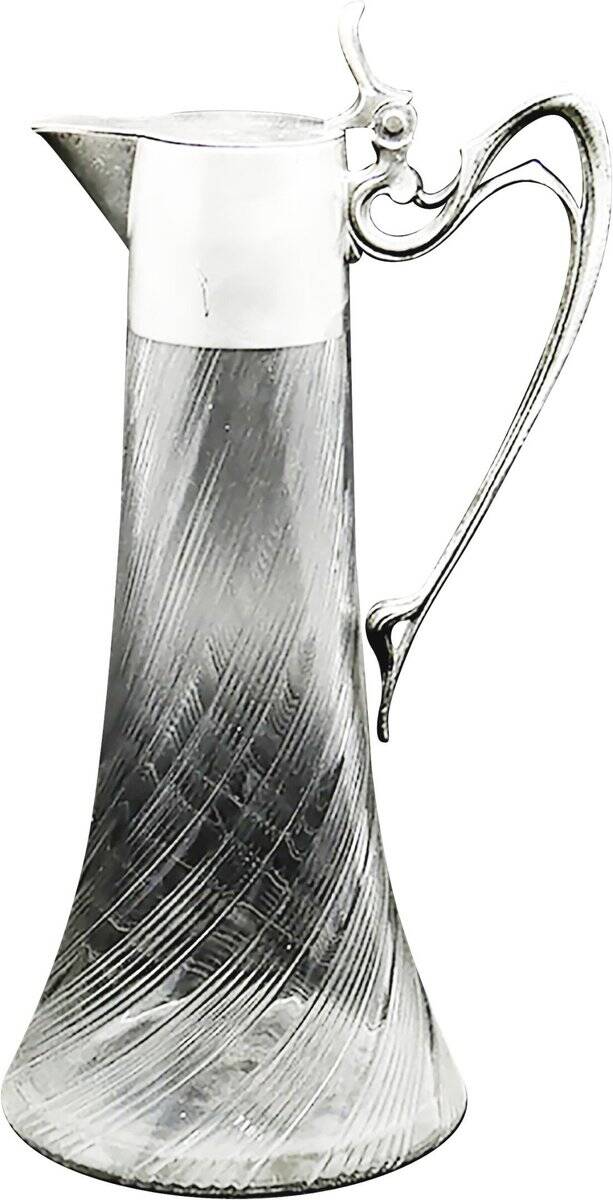 20th century wine jug from Roman Plewkiewicz, Warsaw, Poland, 1890s