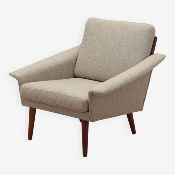 Fauteuil en teck, design danois, années 1970, production : Danemark