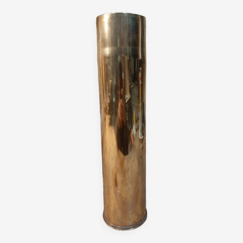Brutalist copper vase
