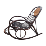 Rattan rocking-chair
