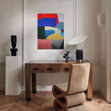 Abstract painting disruption