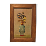 Ancient painting "flower bouquet"