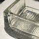 Ashtray catch-all Nevada in tempered glass attributed to Corbusier / Perriand