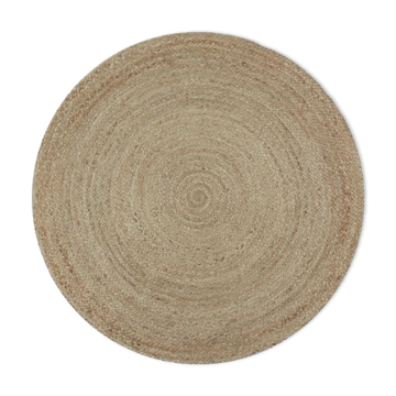 Tapis rond en jute naturel 90 cm
