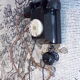 Vintage Bakelite wall dial phone