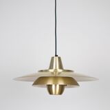 Danish vintage pendant lamp Superlight by David Mogensen. 1980s