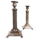 Pair of antique silver candlesticks Diana Silver Vienna 19th century