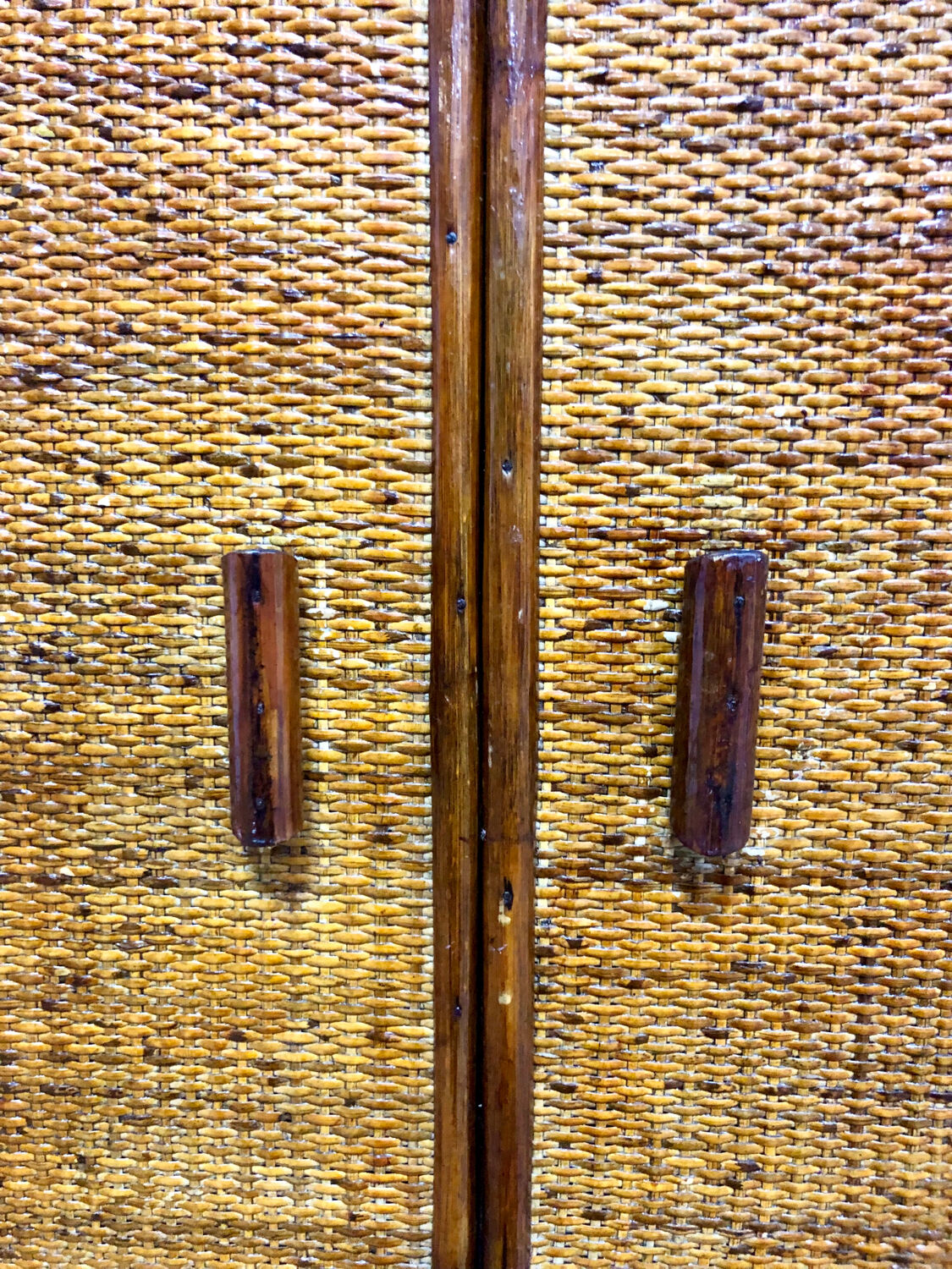 Vintage rattan sideboard