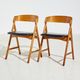 Model 71 oak dining chair by Henning Kjærnulf for Boltings