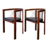 Scandinavian rope chairs by Niels Jørgen Haugesen for Tranekaer Denmark