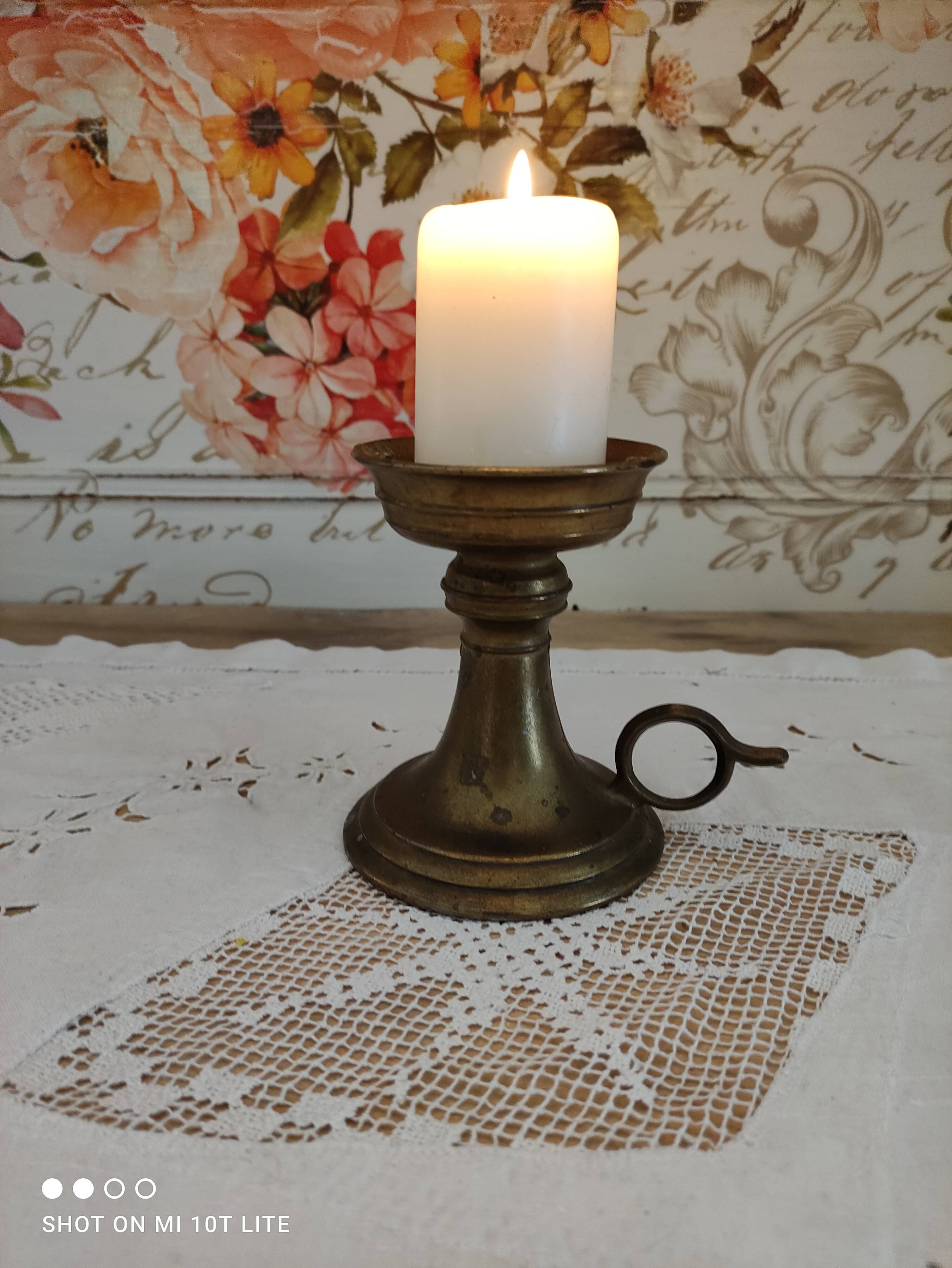 Cellar rat high brass for thick candle