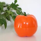 Orange tomato ice bucket, vintage