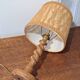 Lampe pied bois tourné