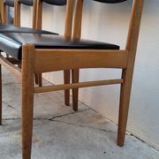 Série de 4 chaises scandinave vintage 1950