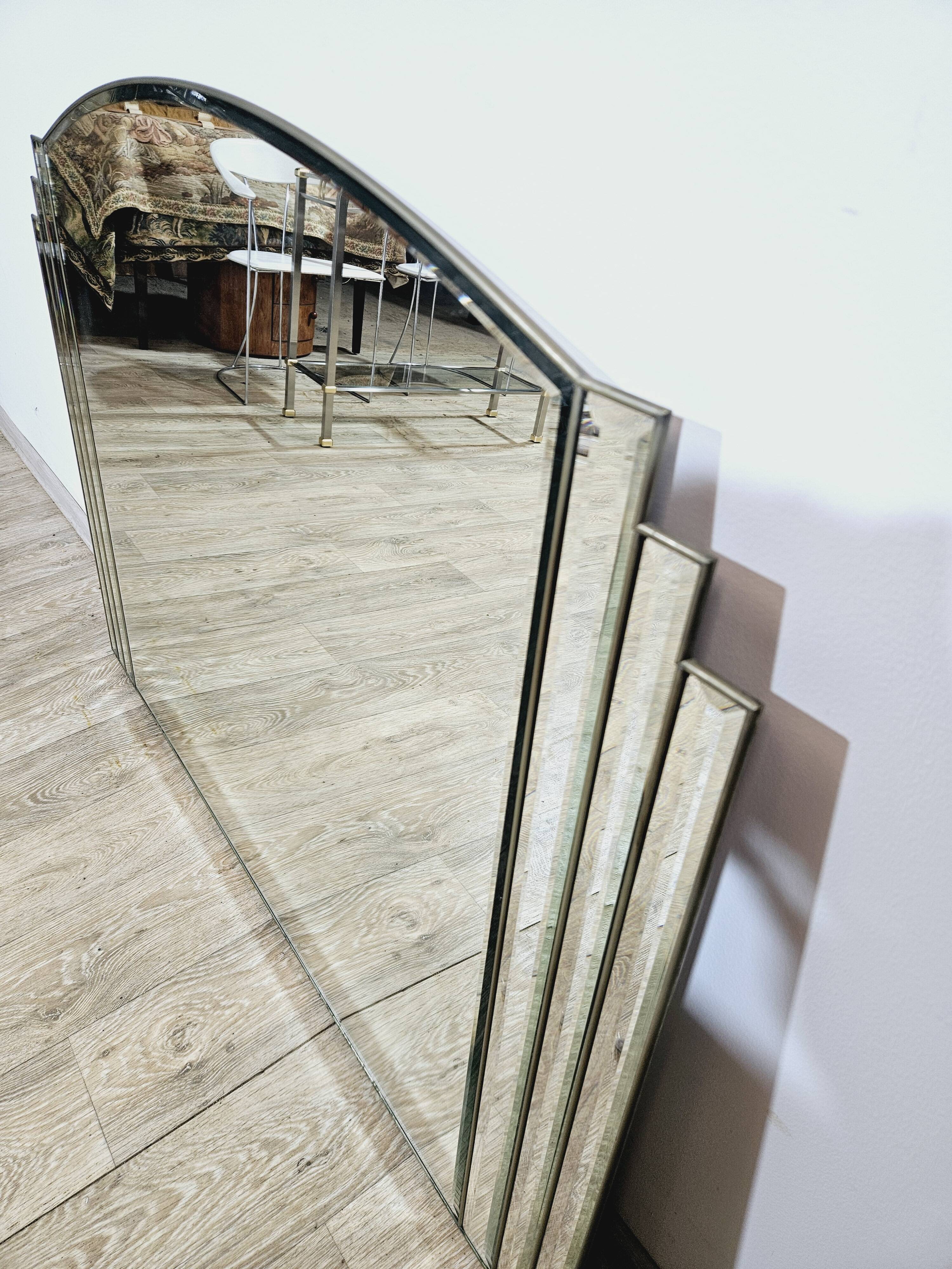 Domico crystal mirror in Art Deco style, Germany