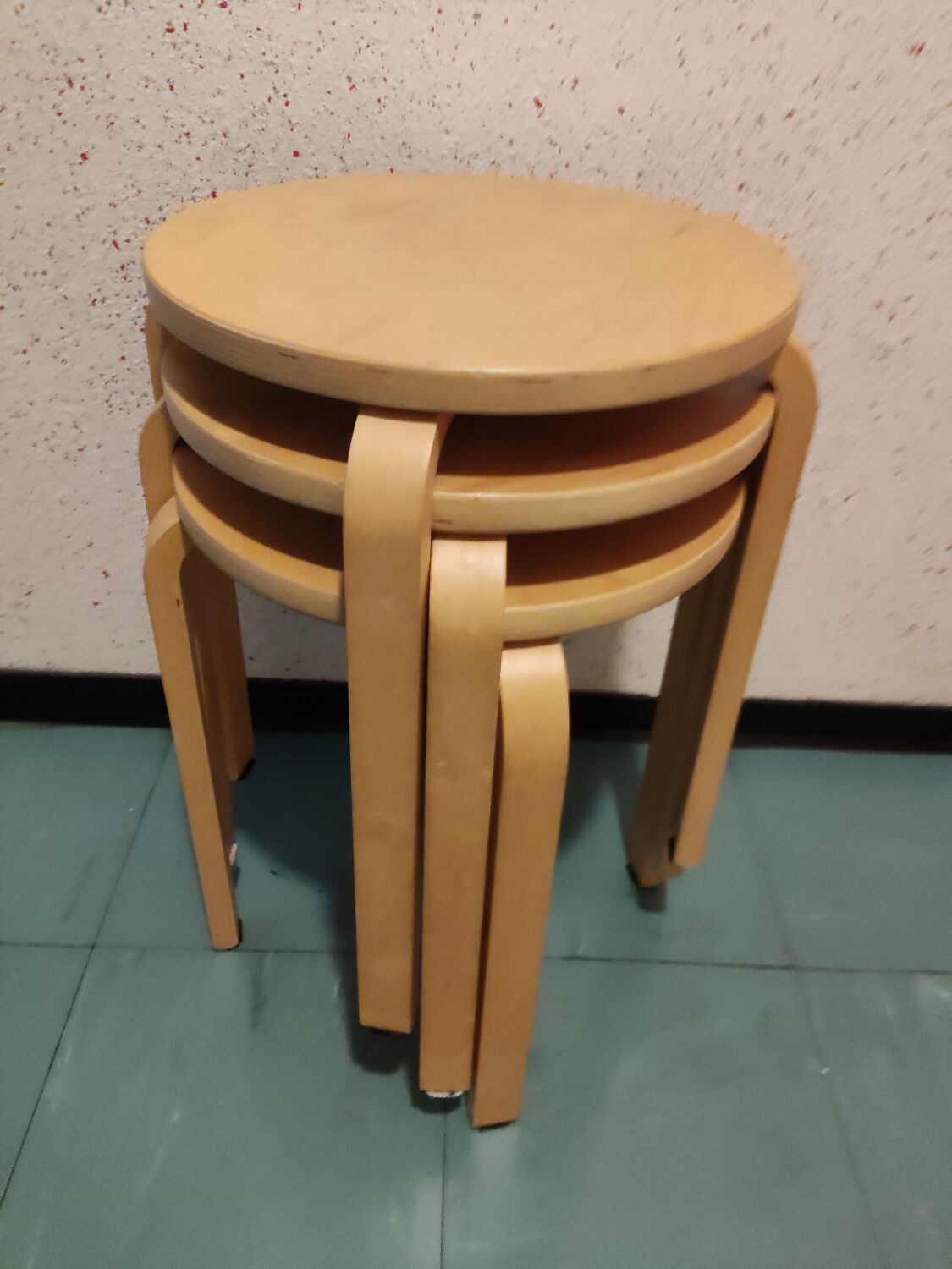 Set of 3 Ikea Frosta stools
