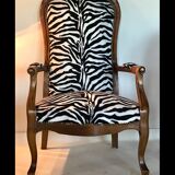 Armchair Voltaire twentieth "Zebra"