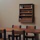 Antique solid wood wall shelf, France, 19th century