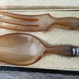 Box set of 2 old service cutlery, Ravinet Denfer hallmark