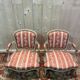 Paire de fauteuils cabriolets style Louis XV