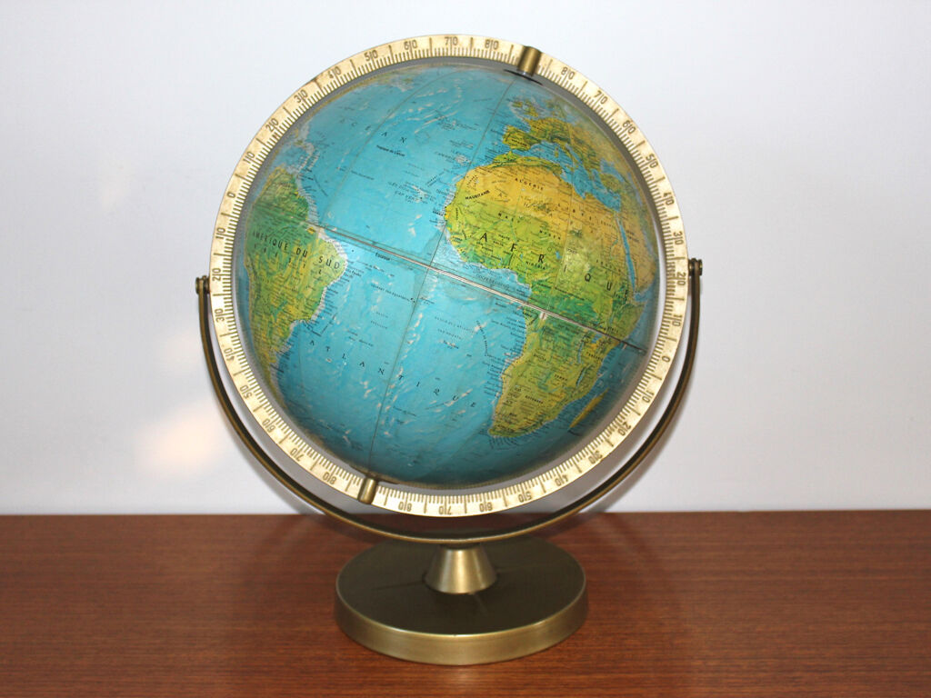 Globe Earth scan-globe a/s Denmark 1972