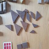 French architecture wooden construction game
