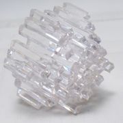 Paire de bougeoirs plexiglas années 70