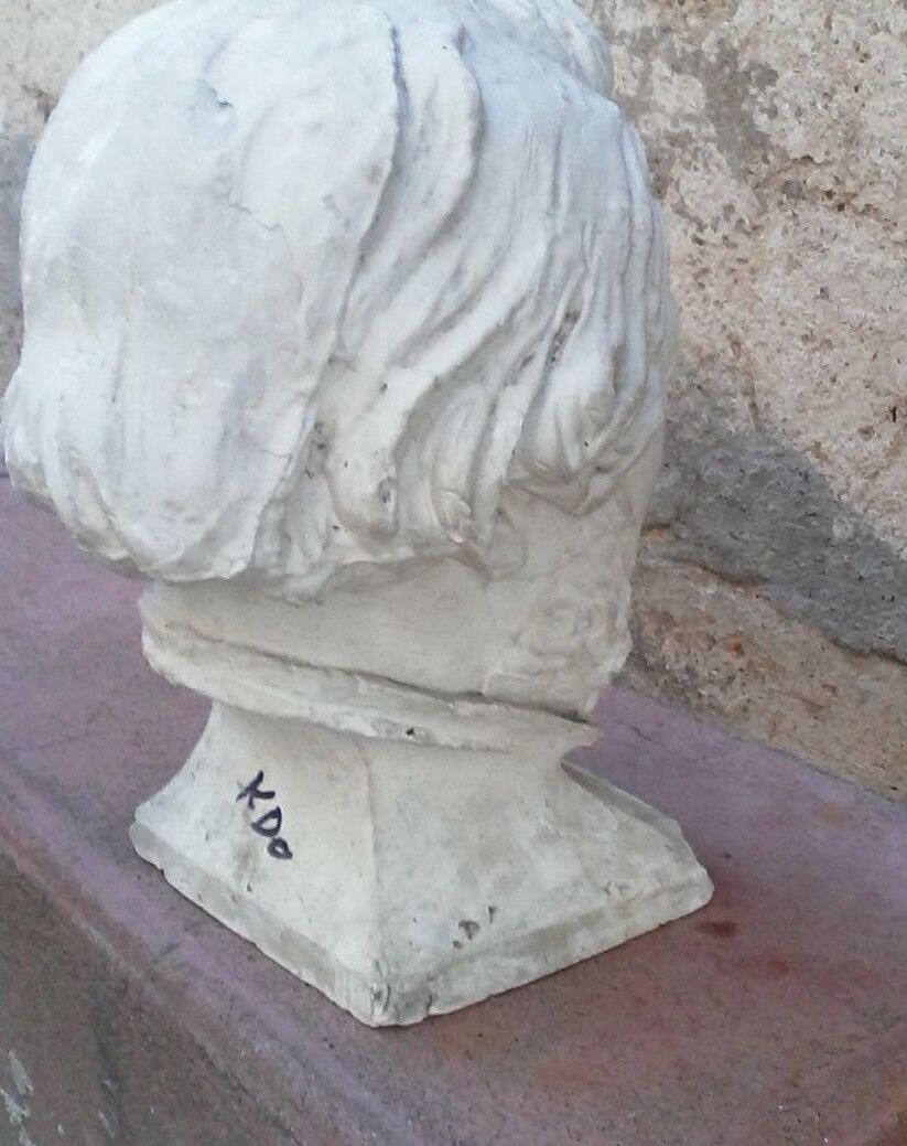 Vintage plaster head