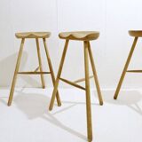 3 Bar Stools by Lars Werner, Form & Refine - Denmark 2000s