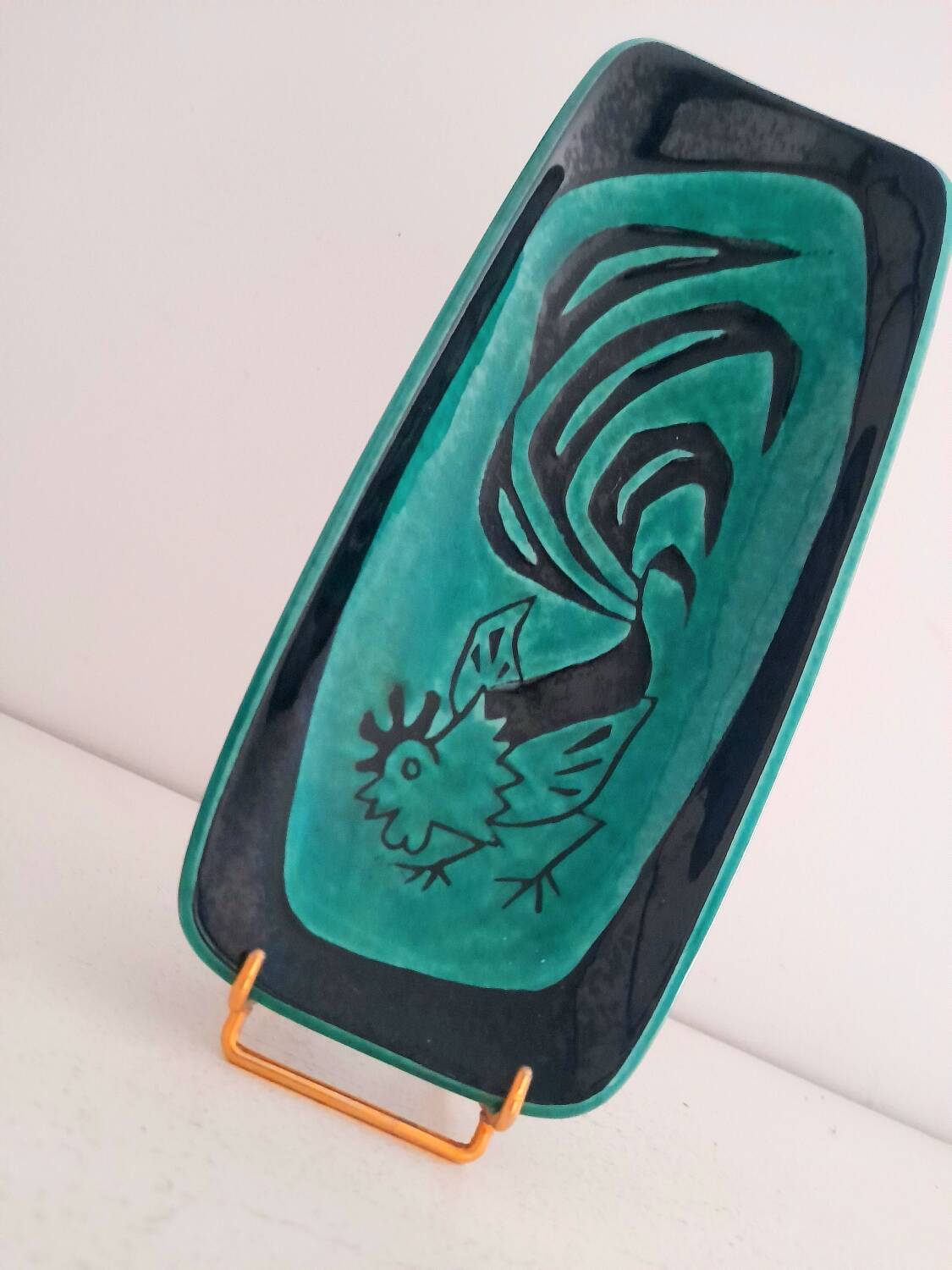 50s Jeppe Danmark rooster dish or pocket emptier