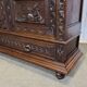 Breton library from the early 20th century in chestnut wood