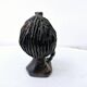 Buste femme africaine en bois d'ébène sculpté à la main art ethnique