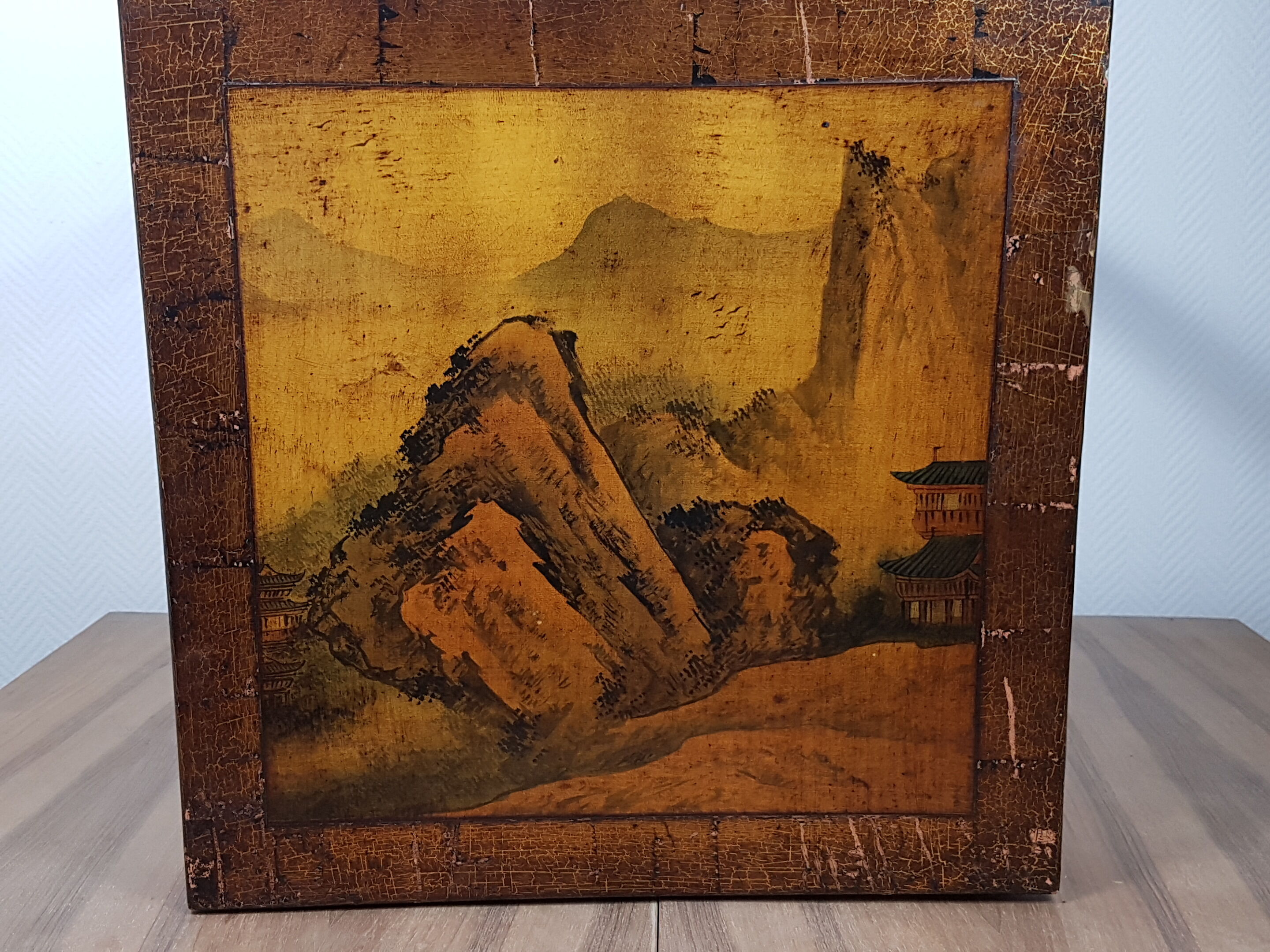 Chinese wooden and lacque coffee table